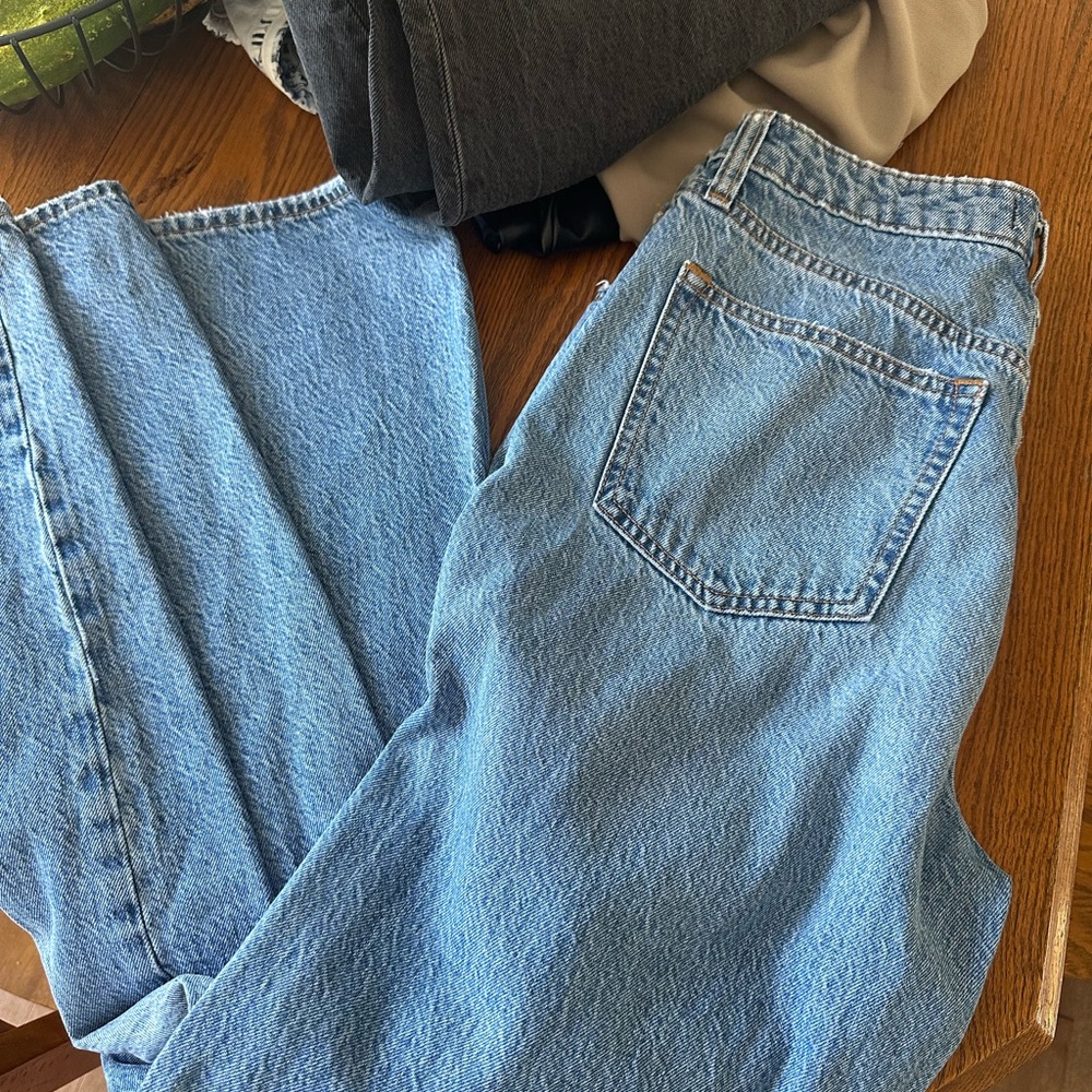 Abercrombie & Fitch Light Blue Straight Leg Jeans